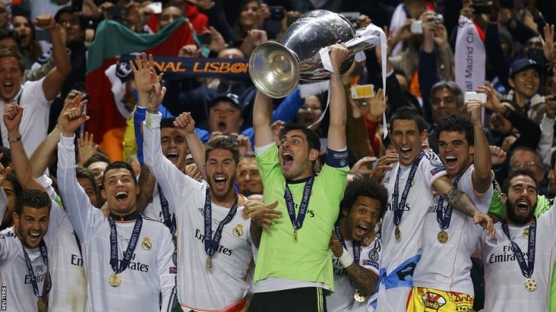 Đội bóng vô địch Champions League nhiều nhất - Hoàng gia Tây Ban Nha đã giành tổng cộng 14 danh hiệu