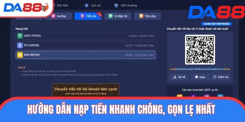 Trang Chủ 15 Hướng dẫn nạp rút DA88