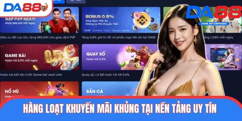 Trang Chủ 16 Chương trình khuyến mãi DA88